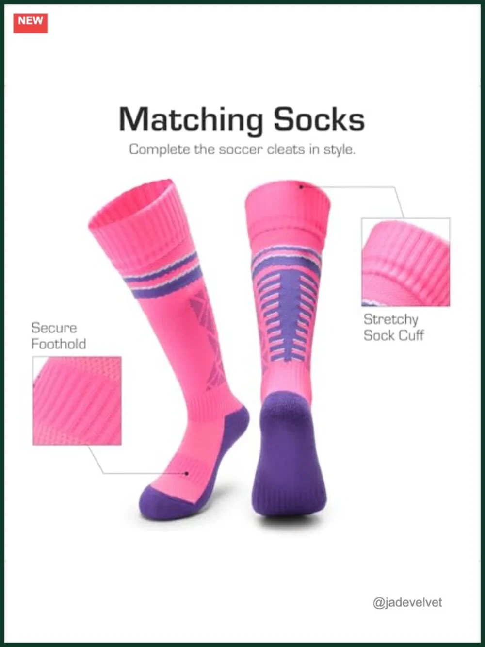 Toddler Soccer Cleats with Socks for Little/Big Kid Youth Firm Ground